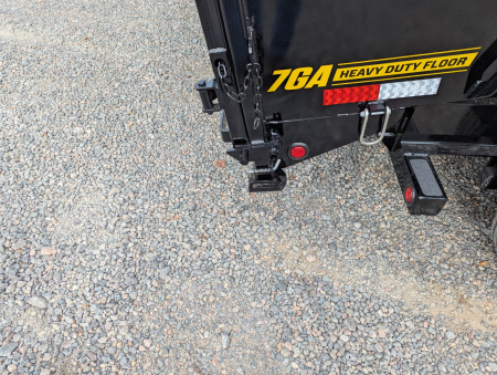 New 2026 Big Tex Trailers 16TD-7x14 Heavy Duty 17.6K Telescopic Dump w/ Slide-In Ramps & 4' Sides Dump Trailer