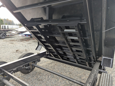 New 2026 Big Tex Trailers 16TD-7x14 Heavy Duty 17.6K Telescopic Dump w/ Slide-In Ramps & 4' Sides Dump Trailer