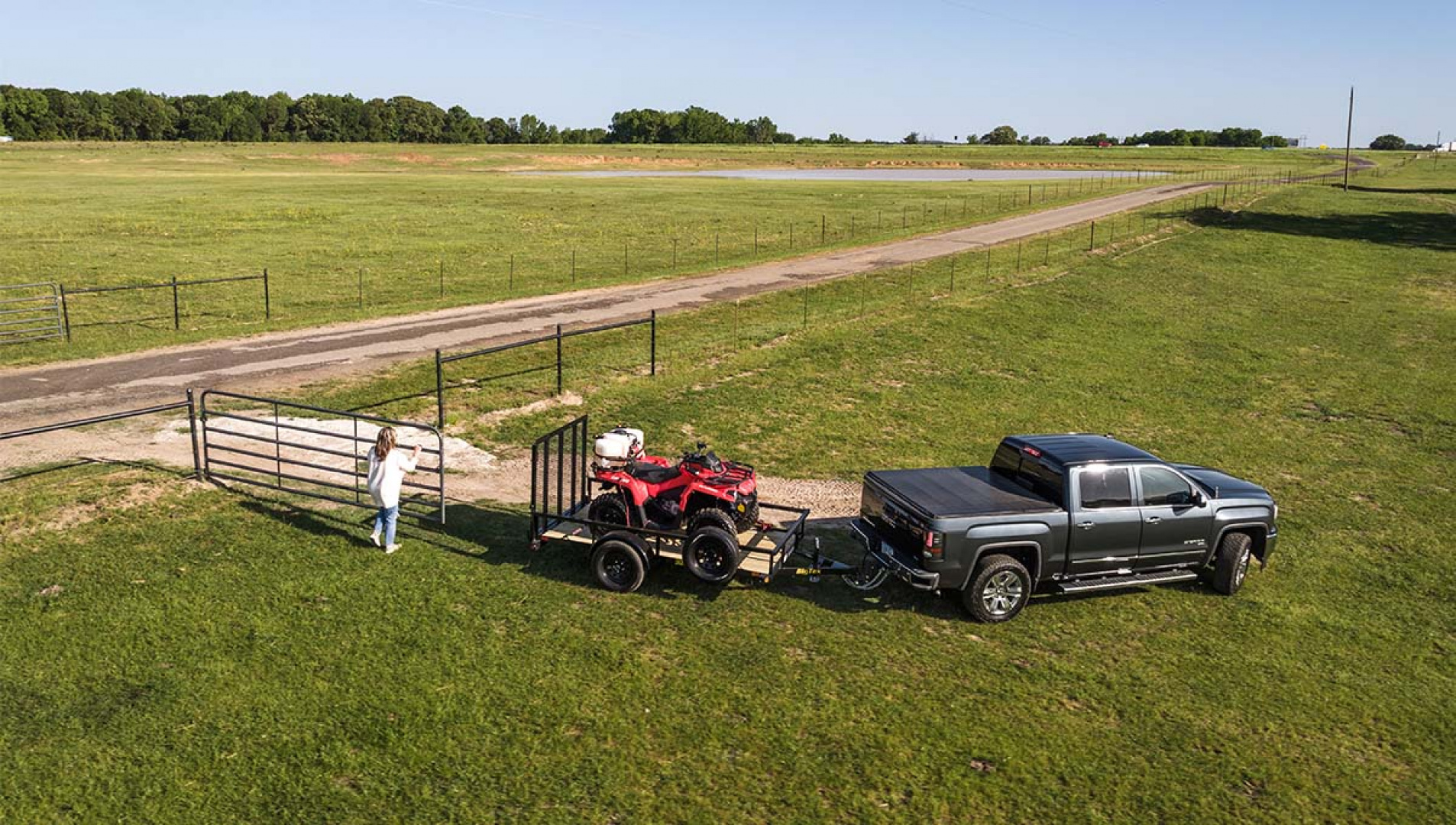 New 2025 Big Tex Trailers 30SA-10 5x10' Utility Trailer