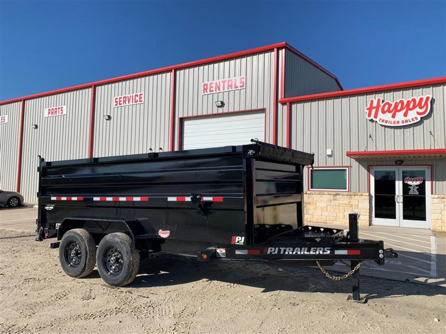 New 2026 PJ 83"x14' BP Tandem Axle Low Pro High Side Dump w/ 48" Sides – DM