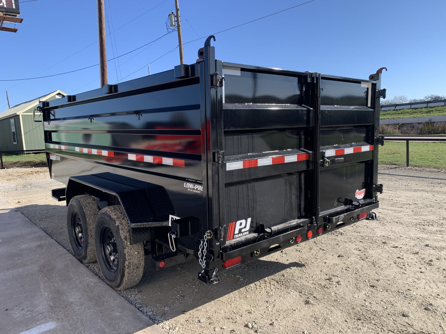 New 2026 PJ 83"x14' BP Tandem Axle Low Pro High Side Dump w/ 48" Sides – DM