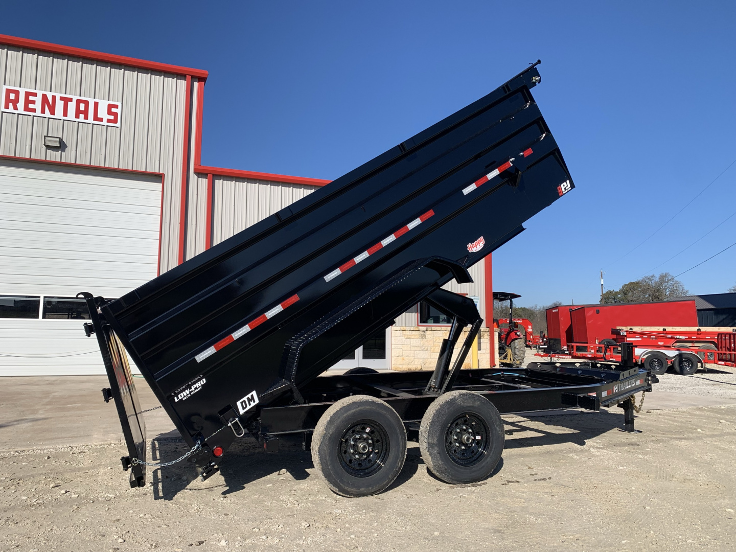 New 2026 PJ 83"x14' BP Tandem Axle Low Pro High Side Dump w/ 48" Sides – DM