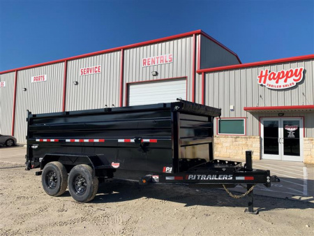 New 2026 PJ 83 x14' BP Tandem Axle Low Pro High Side Dump w/ 48  Sides – DM