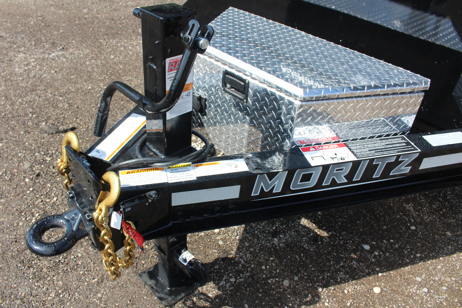 New 2026 Moritz 6' 10" x 12' Heavy Commercial DLH Series Dump Trailer - 14000# GVW