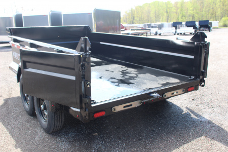New 2026 Moritz 6' 10" x 12' Heavy Commercial DLH Series Dump Trailer - 14000# GVW