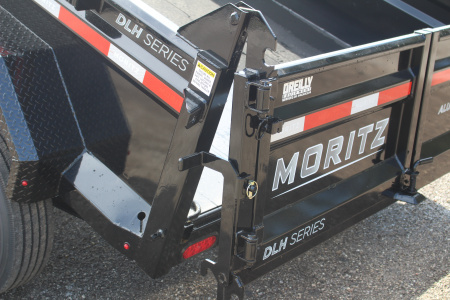 New 2026 Moritz 6' 10" x 12' Heavy Commercial DLH Series Dump Trailer - 14000# GVW