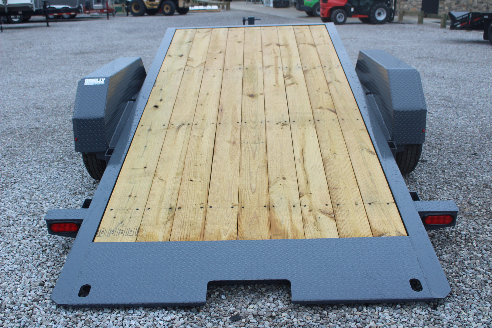 New 2026 Moritz 7' x 16' + 4' Low Pro - Gravity Tilt - Equipment Trailer - 14000# GVW