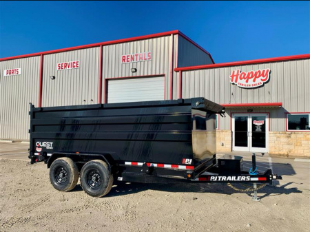 New 2026 PJ 83 x14' BP Tandem Axle Dump w/ 48  Sides – D7