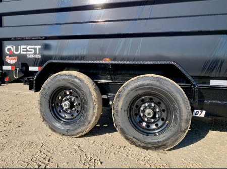 New 2026 PJ 83"x14' BP Tandem Axle Dump w/ 48" Sides – D7