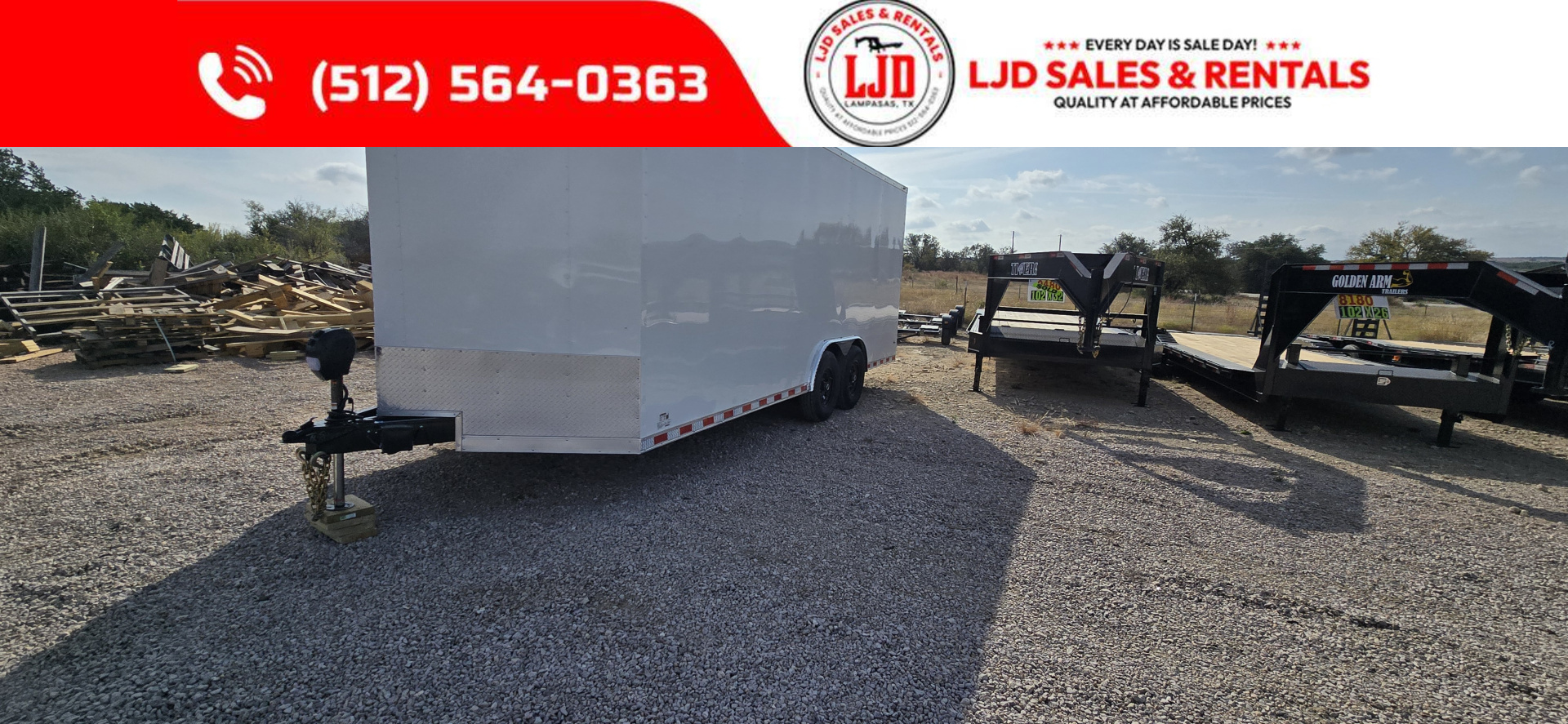 New 2026 Stallion - 8'5" X 20' X 7'2" - Cargo / Enclosed Trailer