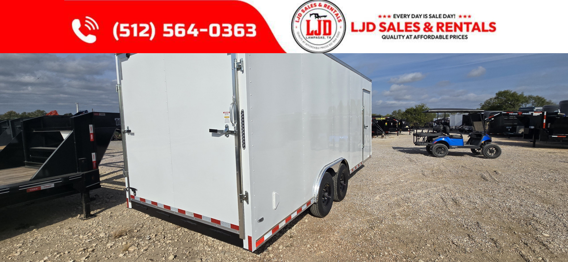 New 2026 Stallion - 8'5" X 20' X 7'2" - Cargo / Enclosed Trailer