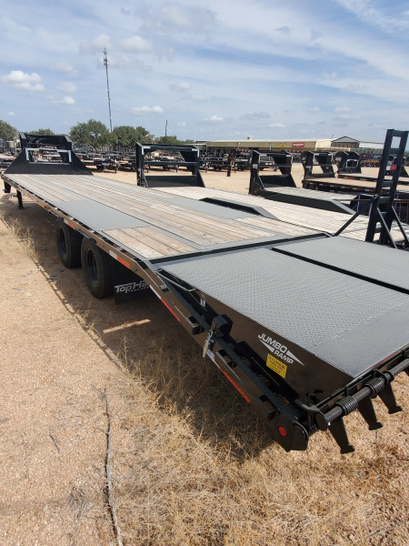 New 2025 Top Hat Trailers gn259-32x102-25.9e-g Flatbed Trailer