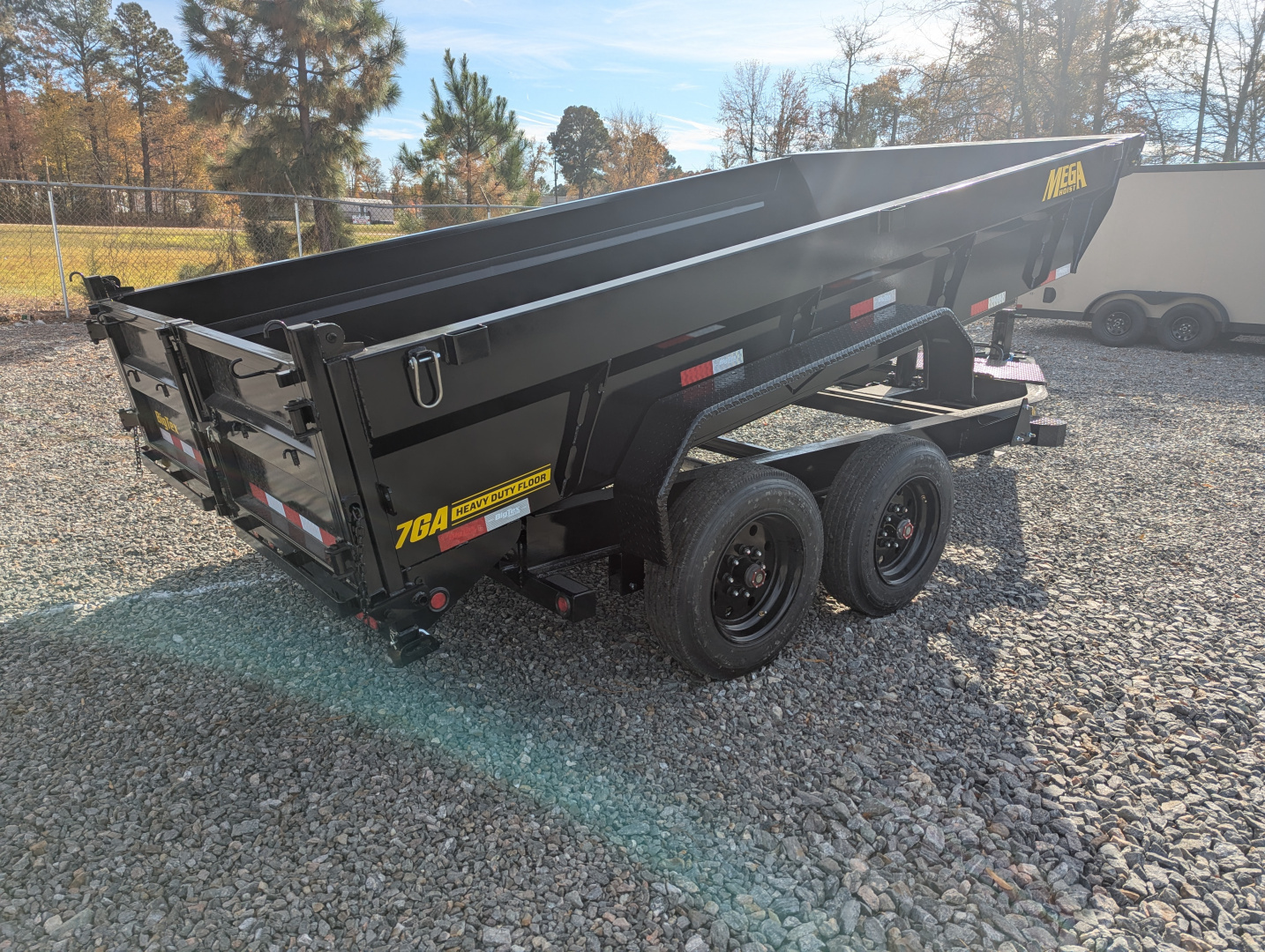 New 2026 Big Tex Trailers 7x14 TD Heavy Duty 17.6K Telescopic Dump w/ Slide-In Ramps & 4' Sides Dump Trailer