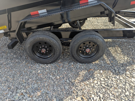 New 2026 Big Tex Trailers 7x14 TD Heavy Duty 17.6K Telescopic Dump w/ Slide-In Ramps & 4' Sides Dump Trailer