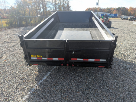 New 2026 Big Tex Trailers 7x14 TD Heavy Duty 17.6K Telescopic Dump w/ Slide-In Ramps & 4' Sides Dump Trailer
