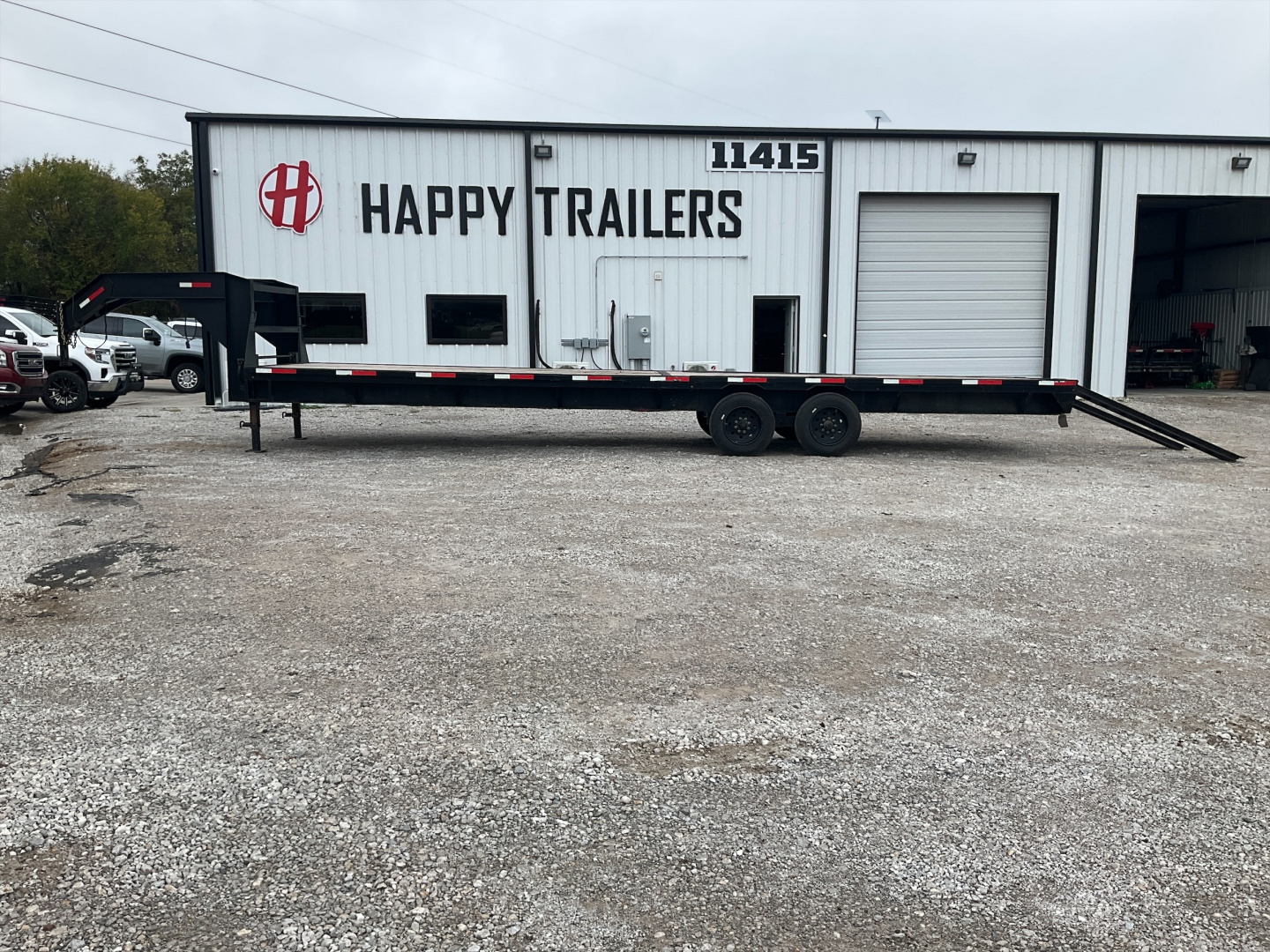 Used 2023 Road Dog Trailers 32GN Flatbed Trailer
