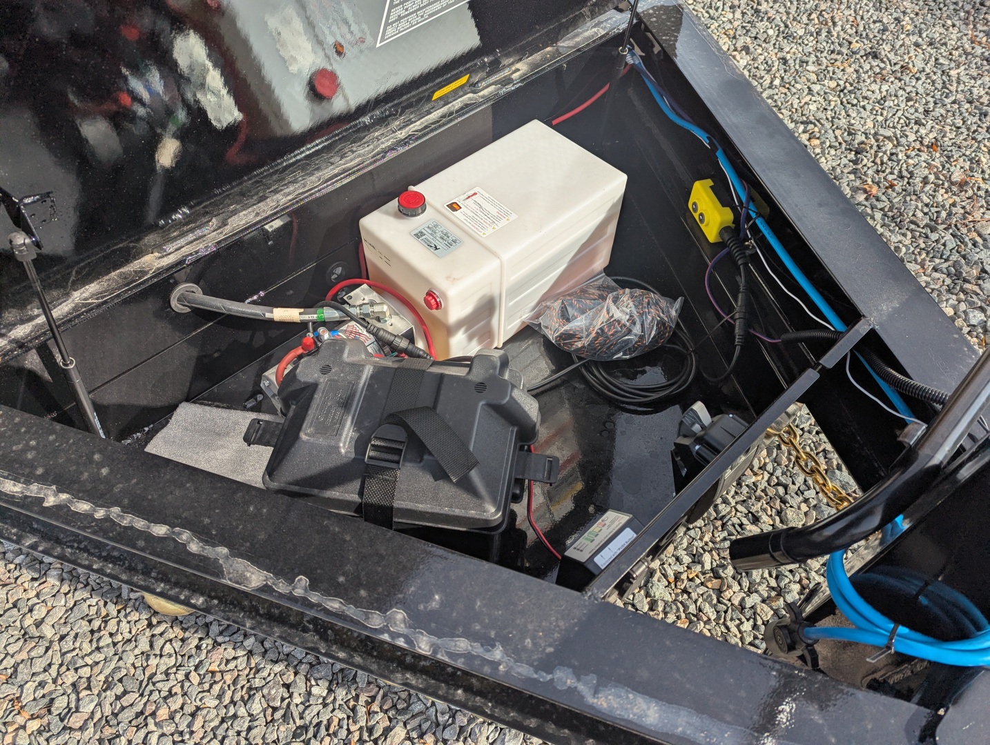 New 2026 Big Tex Trailers 7x14 TD Heavy Duty 17.6K Telescopic Dump w/ Slide-In Ramps & 4' Sides Dump Trailer