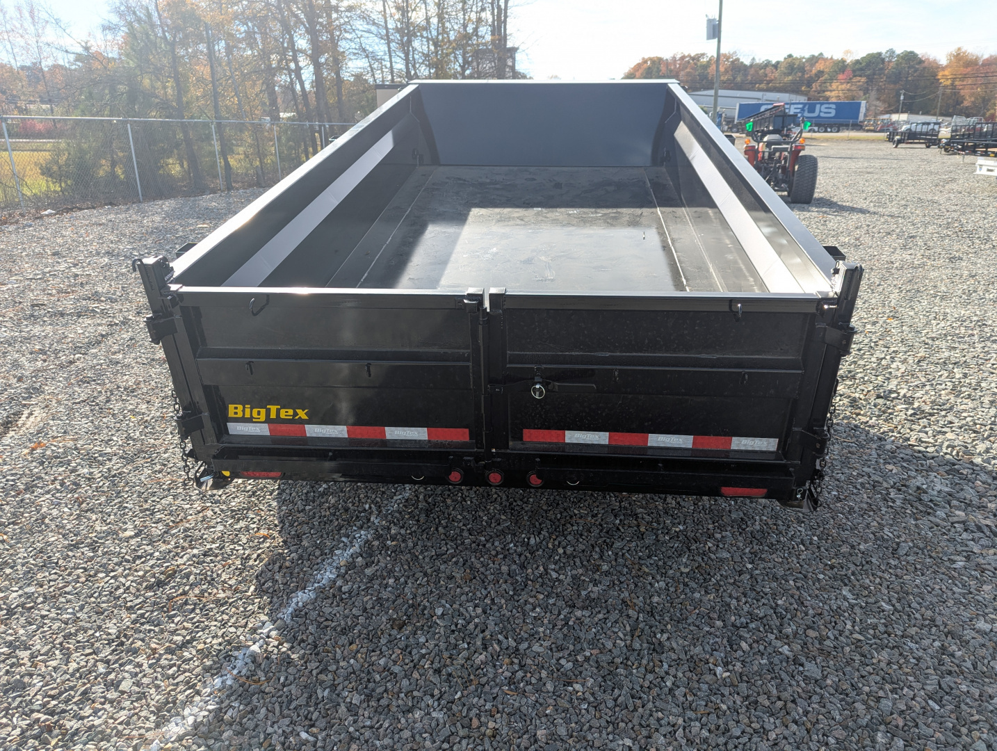 New 2026 Big Tex Trailers 7x14 TD Heavy Duty 17.6K Telescopic Dump w/ Slide-In Ramps & 4' Sides Dump Trailer