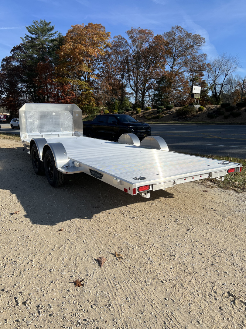 New 2026 Aluma 8218LP-TILT Car Hauler / 82" WIDE X 18' LONG / LP PROFILE CAR TILT WITH RAMPS