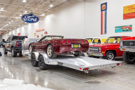 New 2026 Aluma 8218LP-TILT Car Hauler / 82  WIDE X 18' LONG / LP PROFILE CAR TILT WITH RAMPS