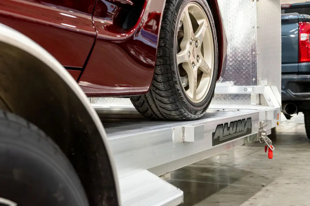 New 2026 Aluma 8218LP-TILT Car Hauler / 82" WIDE X 18' LONG / LP PROFILE CAR TILT WITH RAMPS