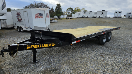 New 2025 Pequea Trailers HD DECKOVER 20' FLAT Deckover Trailer