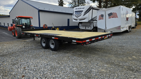 New 2025 Pequea Trailers HD DECKOVER 20' FLAT Deckover Trailer