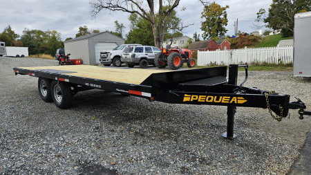 New 2025 Pequea Trailers HD DECKOVER 20' FLAT Deckover Trailer