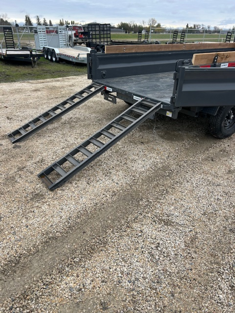New 2026 Horizon Trailers 16 FT Dump Trailer ASH GREY
