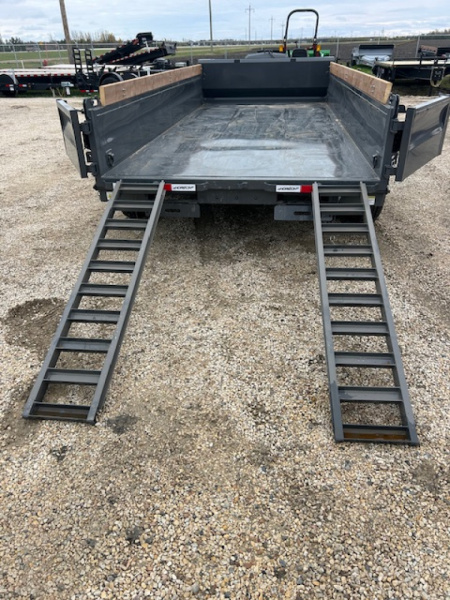 New 2026 Horizon Trailers 16 FT Dump Trailer ASH GREY