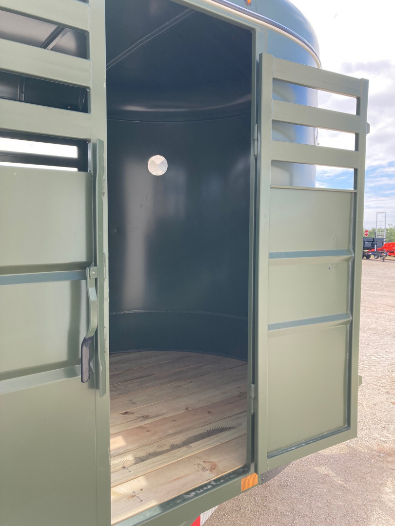 New 2026 Delco Bumper Pull 6' X 16' Stock Trailer