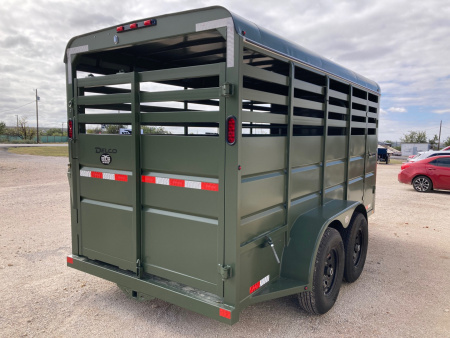 New 2026 Delco Bumper Pull 6' X 16' Stock Trailer