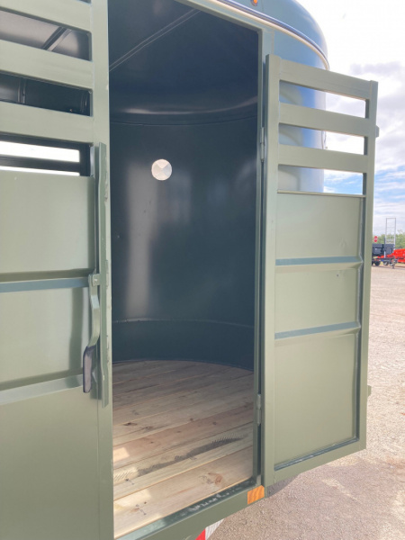 New 2026 Delco Bumper Pull 6' X 16' Stock Trailer