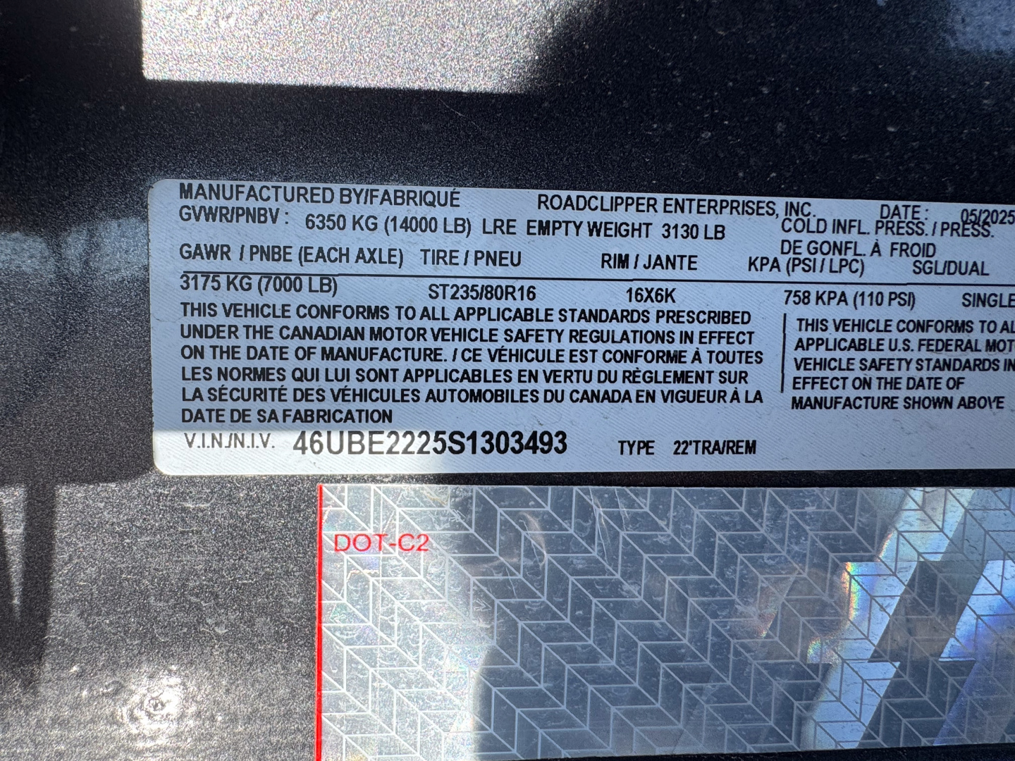 New 2026 Diamond C Trailers HEQ207 Utility Trailer