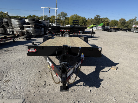 New 2026 LIBERTY EQUIPMENT LE14K83X18+2C6S 83X20 TA (GVW:14000) MIDNIGHT BLACK W/ STAND UP RAMPS