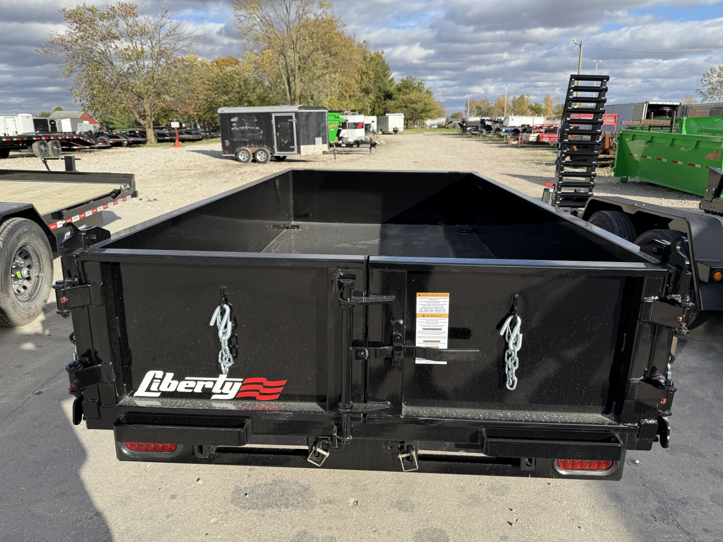 New 2026 LIBERTY DUMP TRAILER LD5K60X10C5 60X10 SA (GVW:5000) MIDNIGHT BLACK