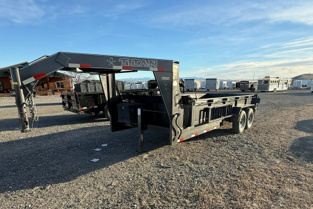 Used 2015 Titan 16' GN Dump Trailer