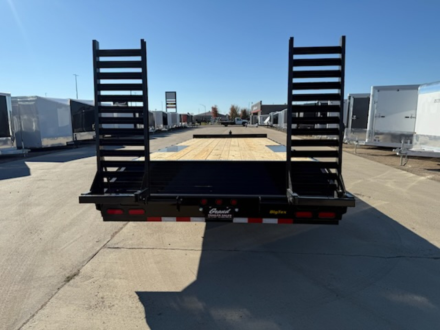 New 2026 Big Tex Trailers 14OA-24D3A-FRBK Flatbed Trailer Deck Over Equipment Trailer