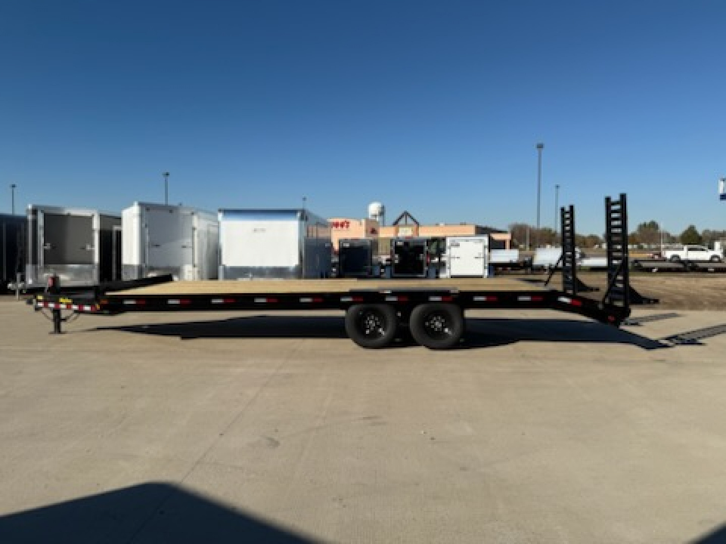New 2026 Big Tex Trailers 14OA-24D3A-FRBK Flatbed Trailer Deck Over Equipment Trailer