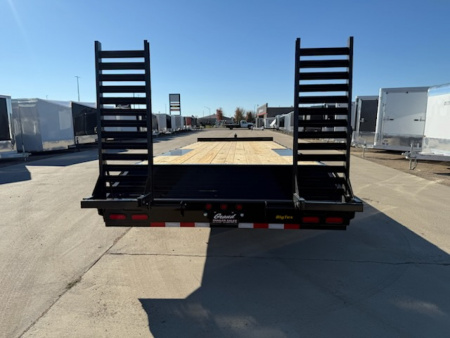 New 2026 Big Tex Trailers 14OA-24D3A-FRBK Flatbed Trailer Deck Over Equipment Trailer