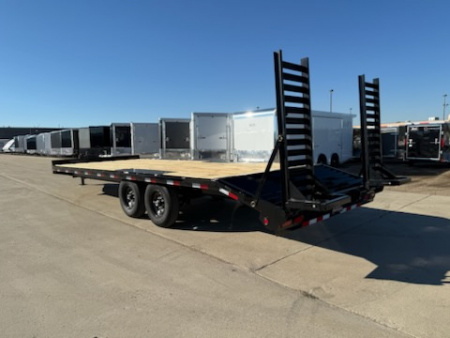New 2026 Big Tex Trailers 14OA-24D3A-FRBK Flatbed Trailer Deck Over Equipment Trailer