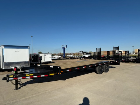 New 2026 Big Tex Trailers 14OA-24D3A-FRBK Flatbed Trailer Deck Over Equipment Trailer