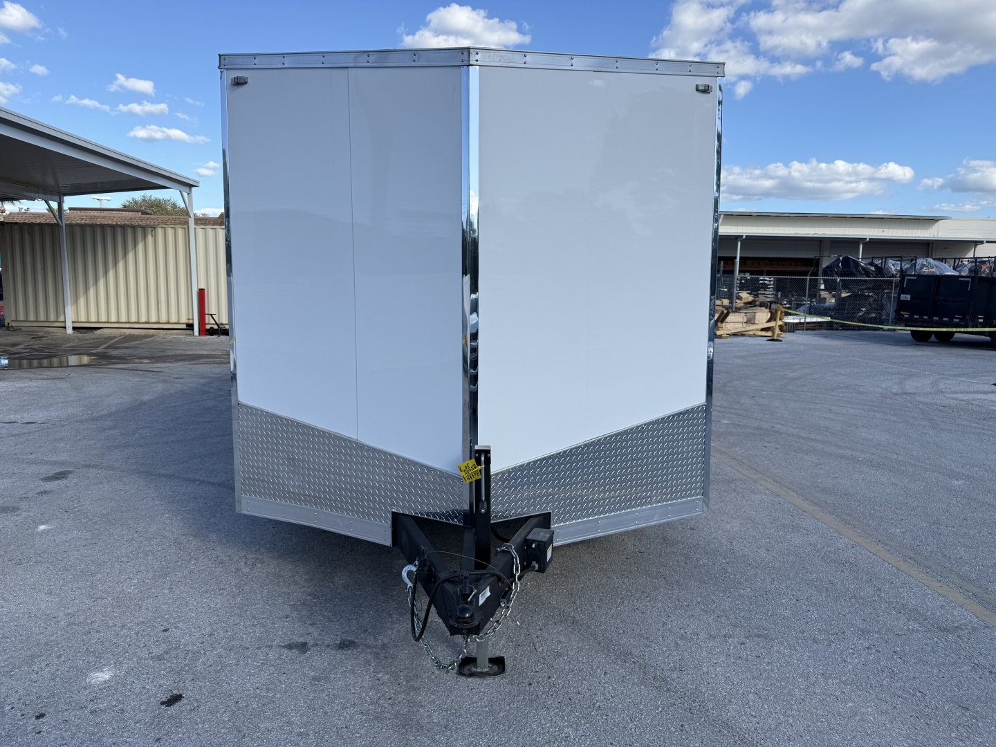 Used 2024 Forest River 8.5X20 10K Rear Ramp Door Cargo / Enclosed Trailer