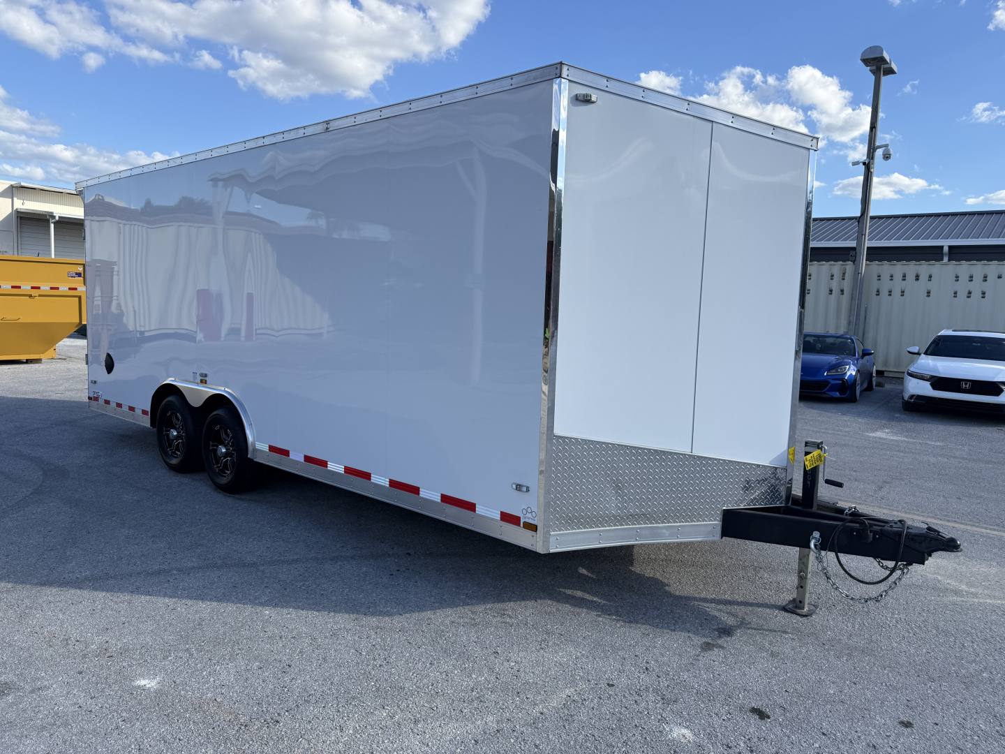 Used 2024 Forest River 8.5X20 10K Rear Ramp Door Cargo / Enclosed Trailer
