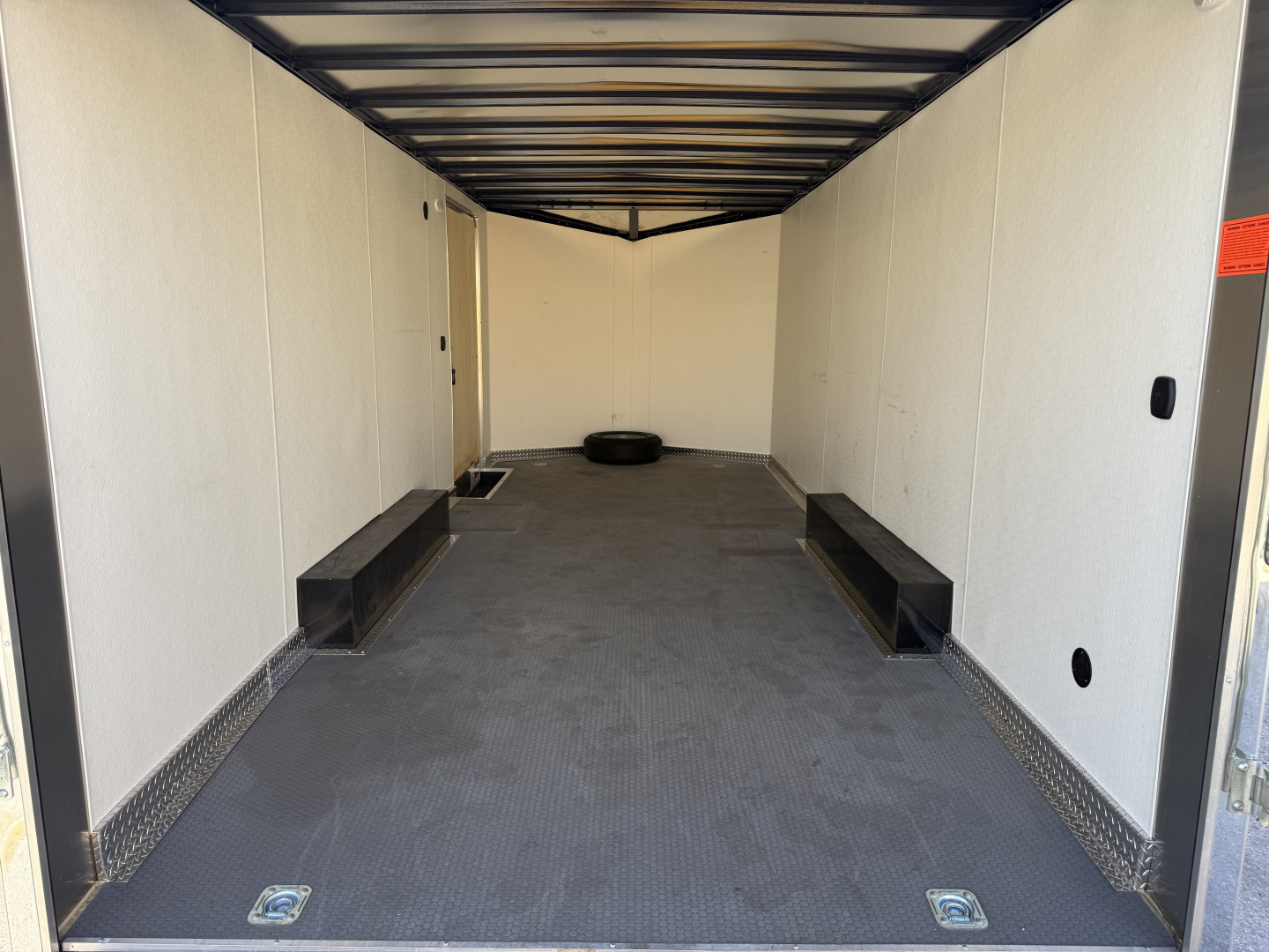Used 2024 Forest River 8.5X20 10K Rear Ramp Door Cargo / Enclosed Trailer