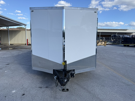 Used 2024 Forest River 8.5X20 10K Rear Ramp Door Cargo / Enclosed Trailer