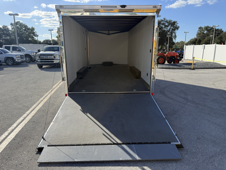 Used 2024 Forest River 8.5X20 10K Rear Ramp Door Cargo / Enclosed Trailer