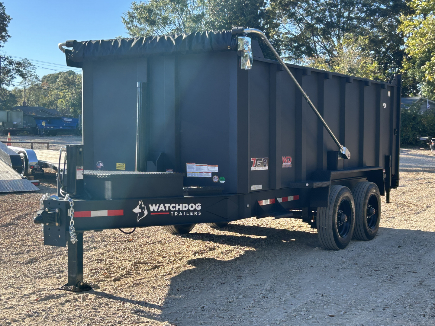 New 2026 Watchdog Trailers 7x16 22k Pro Series Dump Trailer