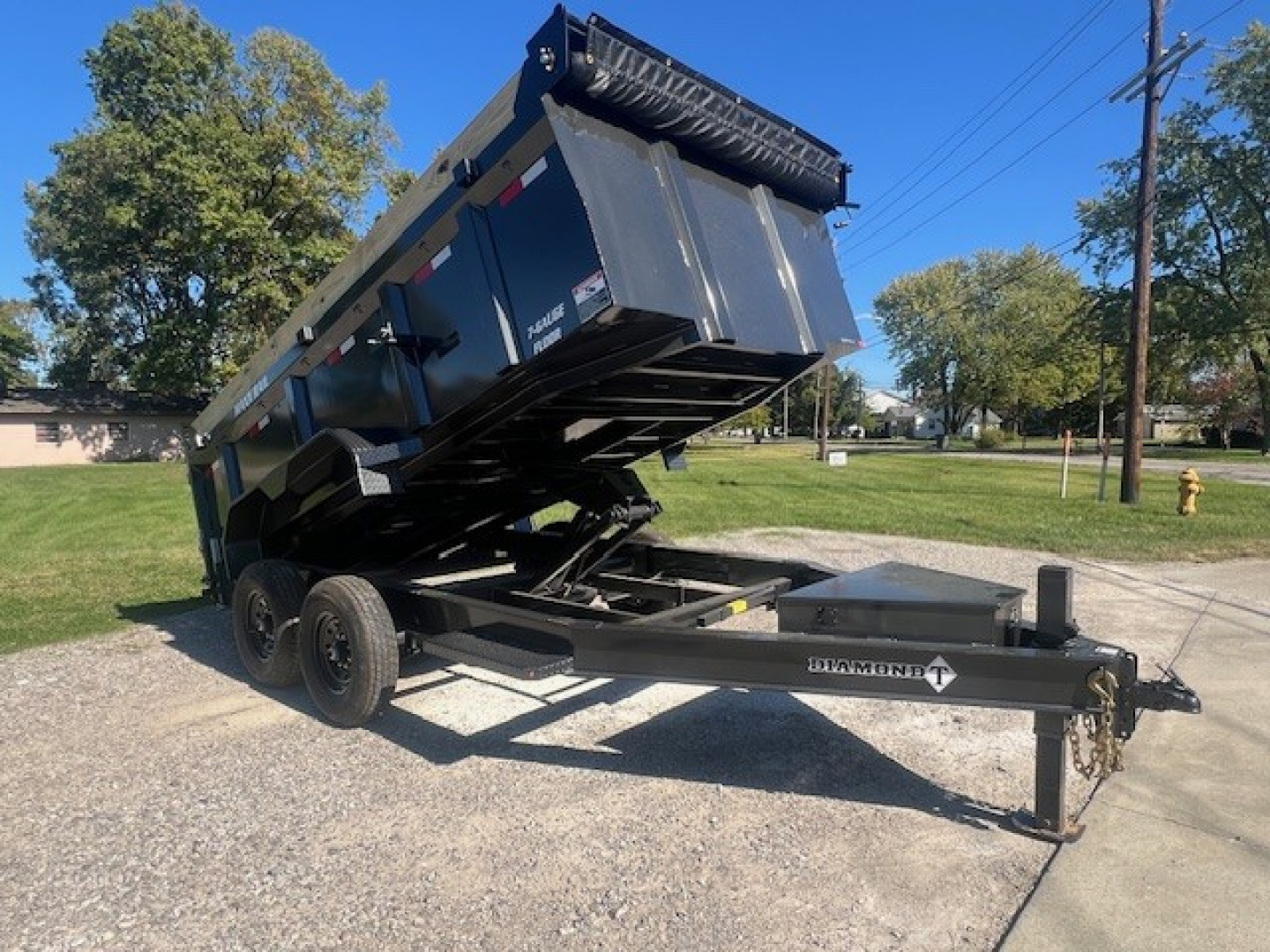 New 2026 Diamond T 83x14 14K 36" Sides Scissor Dump Trailer