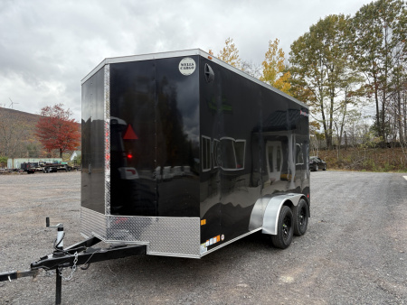 New 2026 Wells Cargo 7x14 7K 7' Interior Height Fasttrac Deluxe Cargo / Enclosed Trailer